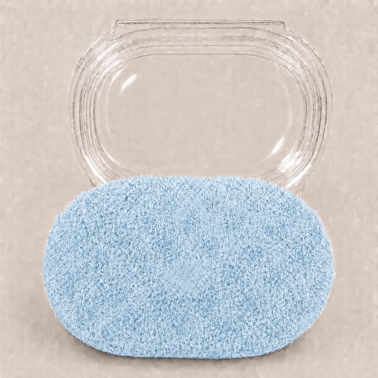 Blue Raspberry Slushy Soap Filled Sponge