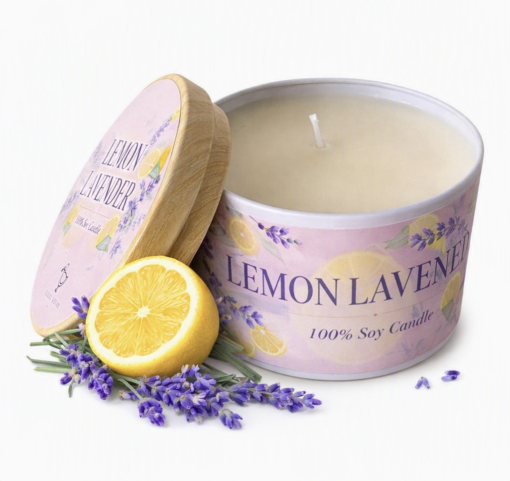 Lemon Lavender Tinned Candle